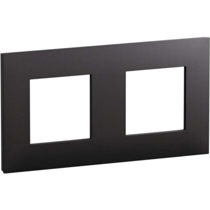 LEGRAND Valena Next afdekplaat 2 mech 71mm mat zwart 741152L