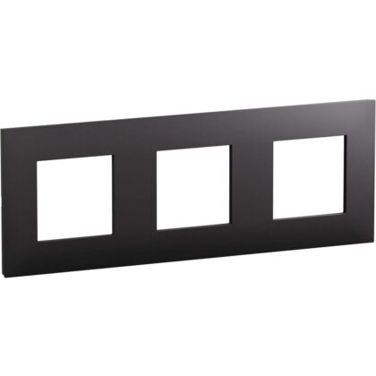LEGRAND Valena Next afdekplaat 3 mech 71mm mat zwart 741153L