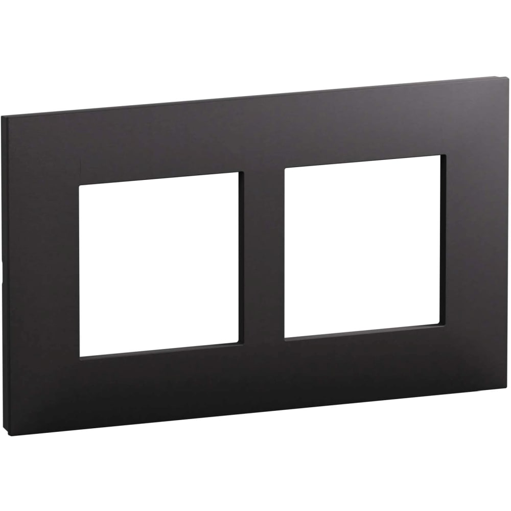 LEGRAND Valena Next afdekplaat 2 mech 57mm mat zwart 741158L