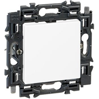 LEGRAND Valena Next blindplaat volledig apparaat wit met spanklauwen 741580