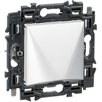 LEGRAND Valena Next trekschakelaar 10AX volledig apparaat alu met spanklauwen 741646