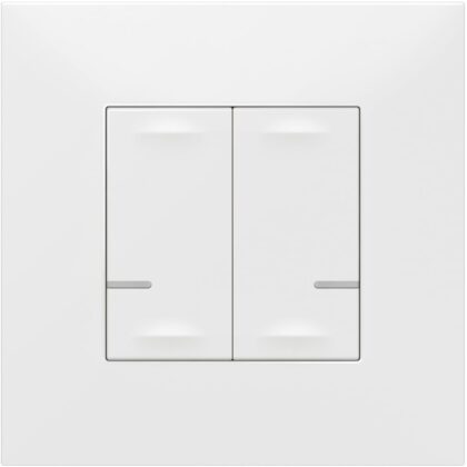 LEGRAND Valena NWN 2x schakelaar+null. verlichting ON/OFF wit 741815
