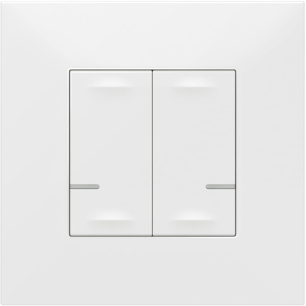 LEGRAND Valena NWN 2x schakelaar+null. verlichting ON/OFF wit 741815