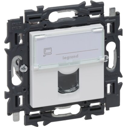 LEGRAND Valena Next contactdoos RJ45 cat6 mat wit 741985