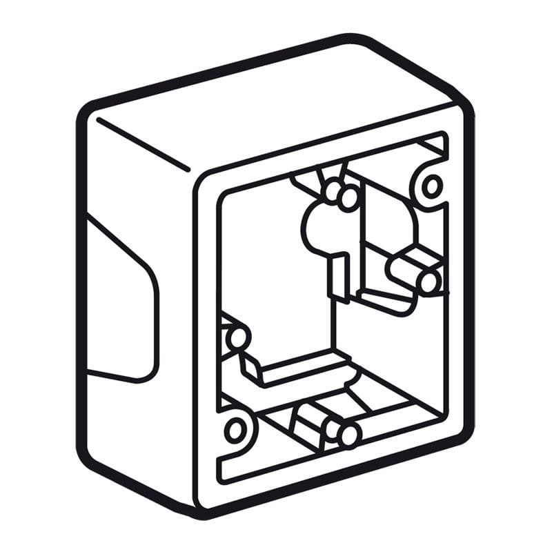 LEGRAND Val opbouwdoos voor 1 mechanisme - wit 776181