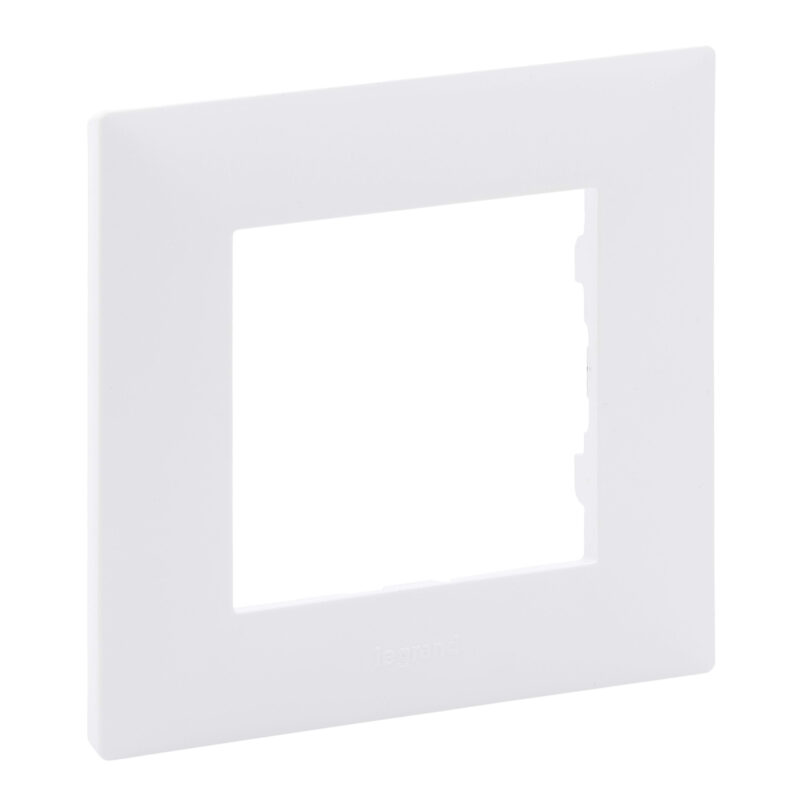 LEGRAND Niloé enkelv. afdekplaat wit NNP111WH