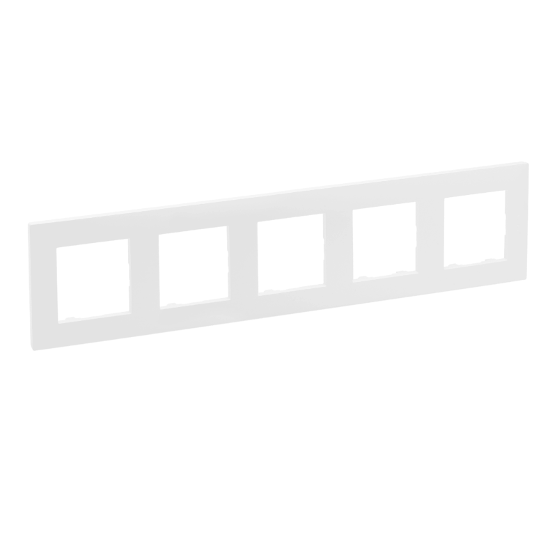LEGRAND Niloé vijfv. afdekplaat wit centerafstand 71mm NNP115WH