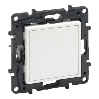 LEGRAND Niloé blindplaat met spanklauwen - wit NNP151WH