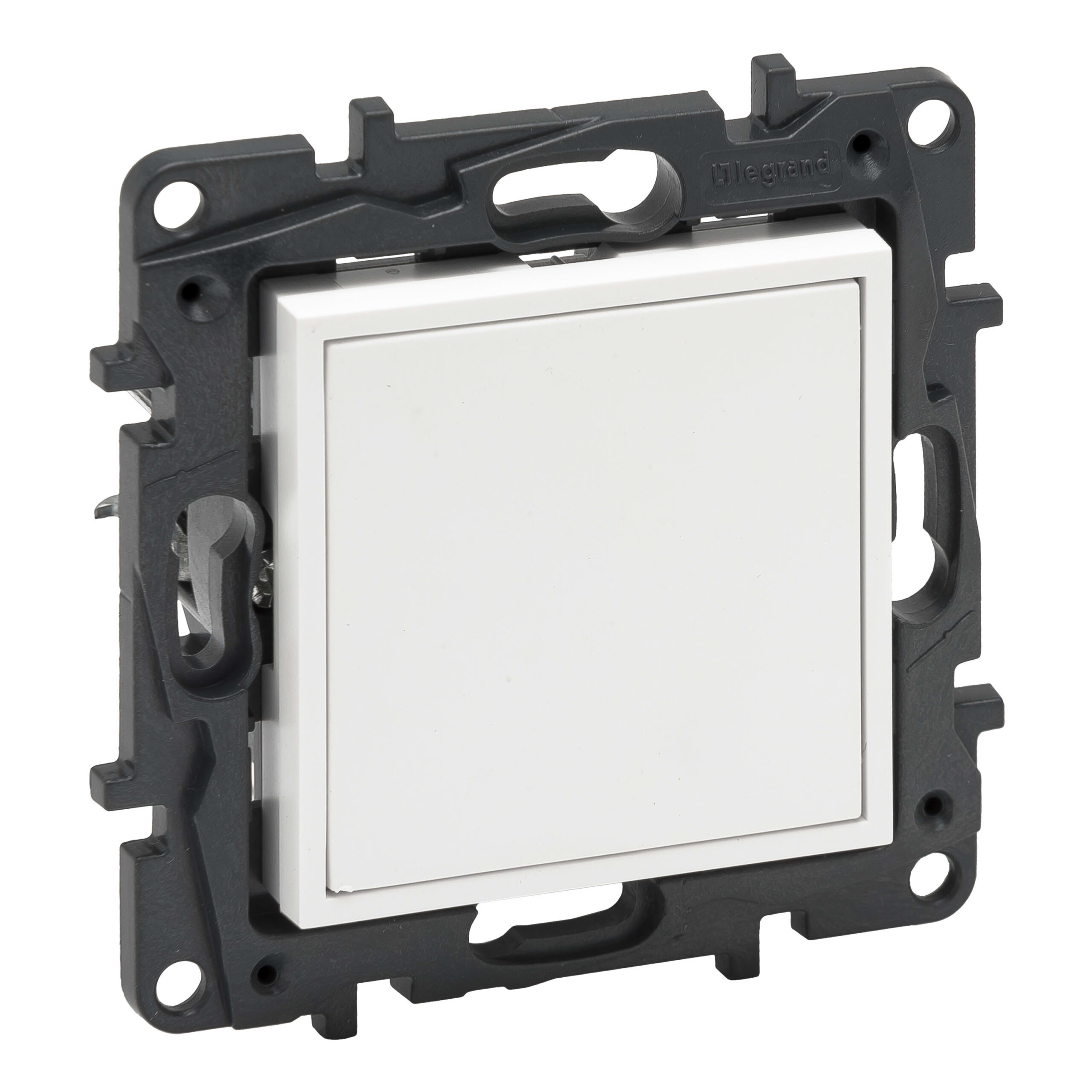 LEGRAND Niloé blindplaat met spanklauwen - wit NNP151WH
