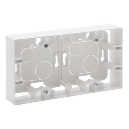 LEGRAND Niloé opbouwdoos 2 mechanismen wit NNP162WH