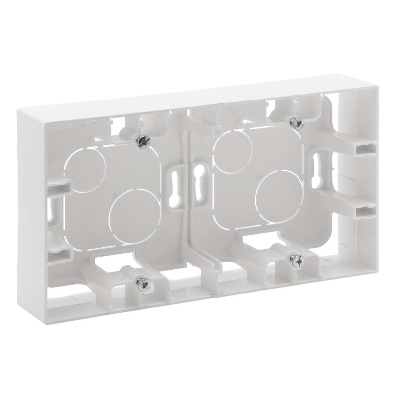 LEGRAND Niloé opbouwdoos 2 mechanismen wit NNP162WH
