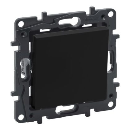 LEGRAND Niloé wisselschakelaar 10AX-met spanklauwen - zwart NNP2210BL