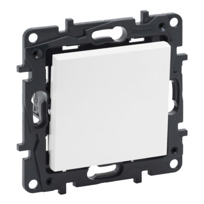 LEGRAND Niloé drukknop 6A-met spanklauwen - wit NNP2315WH