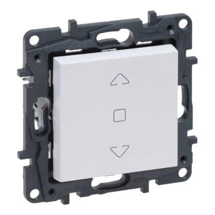 LEGRAND Niloé rolluikschakelaar 6A-met spanklauwen - wit NNP2610WH