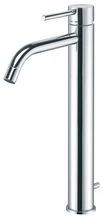 EENGREEPS- WASTAFELMENGKRAAN FONTE LIGHT chroom verhoogd model met lediging LIG085CR