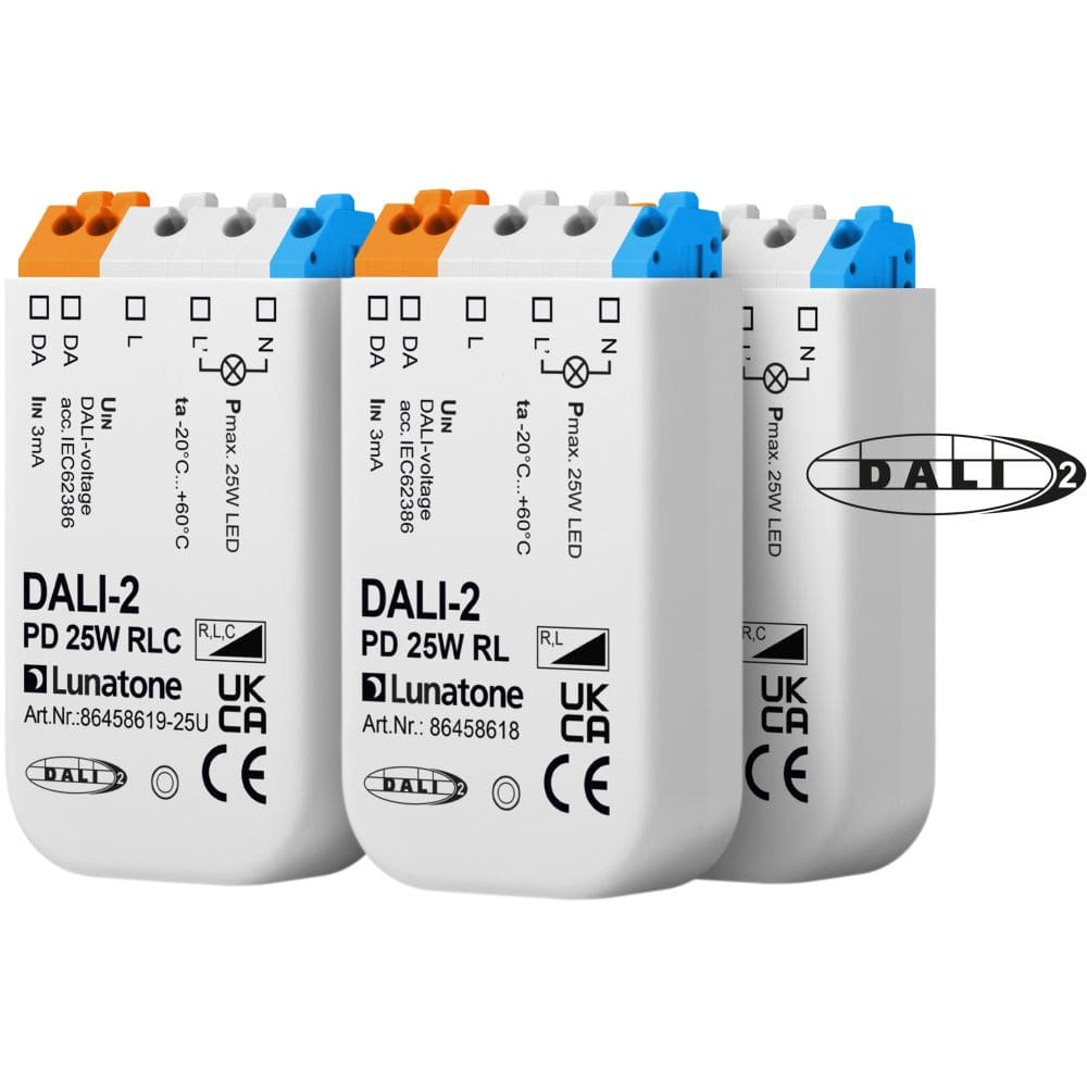 LUNATONE DALI phase dimmer 3-25W (resistive load) leading/trailing edge R