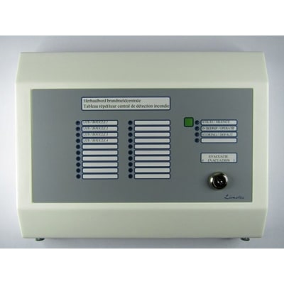 Limotec MD150 herhaalbord met evacuatieschakelaar in behuizing 253x327x92mm 015421