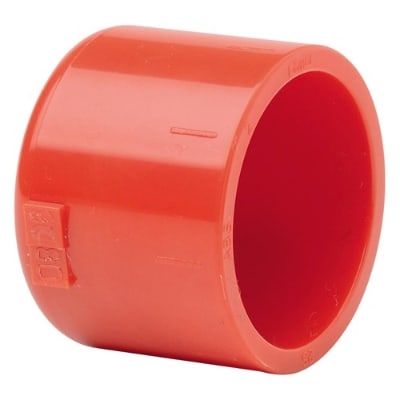 Limotec ABS eindstuk rood voor buis 25mm - 10 STUK IC-PIP-007