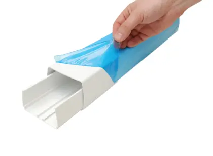 Linum Optimal duct 90x65 mm wit - 2mtr/lng Linum ADP-2400-010