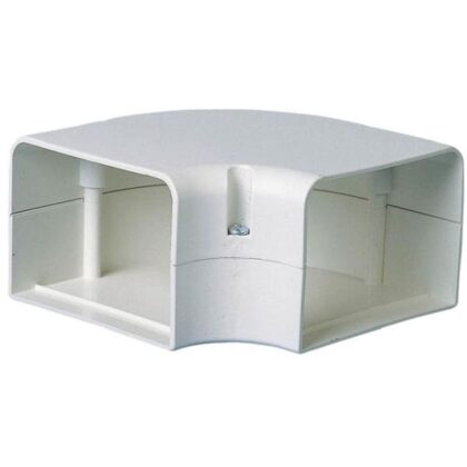 Linum SPEEDIDUCT Platte bocht 90° 105mm ivoor (pr/st) = FB.105 ADP-1523-013