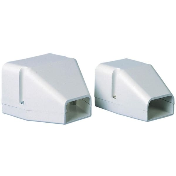 Linum SPEEDIDUCT Eindstuk kanaal 105mm ivoor (pr/st) = DE.105 ADP-1540-013