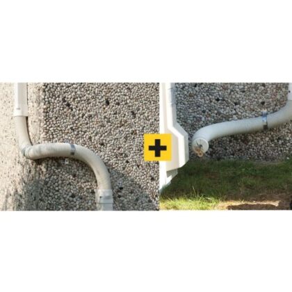 Linum SPEEDIDUCT - SOEPELE VERBINDINGSKIT 105mm wit ADP-1550-010 ADP-1550-010