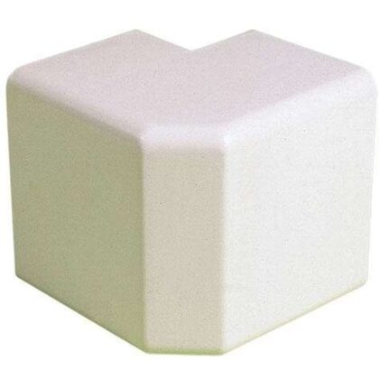 Linum Eco duct 80 buitenbocht 90° +/- RAL9002 ivoor   = ECO ADP-3322-013
