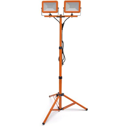 LumX LED straler FT-60 op statief : 2x30W / 3 m. H07RN-F / IP65 LM 36660