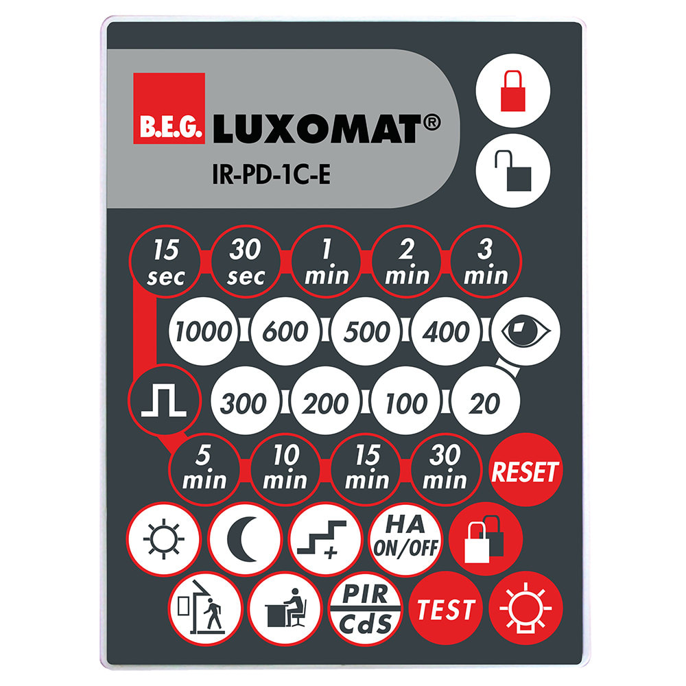 Luxomat Infrarood afstandsbediening PD*-M-1C extended 92077