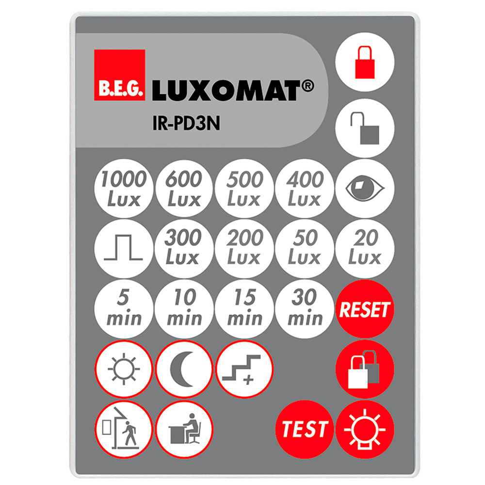 Luxomat Infrarood afstandsbediening PD3N-1C 92105