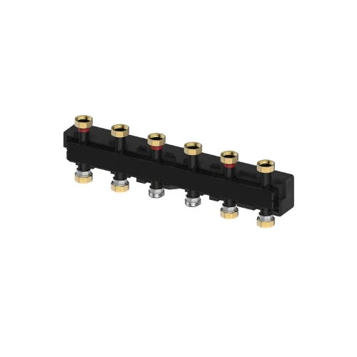 Meibes Meiflow S gesloten collector 4/4 - 3 + 2 verwarmingskringen - zwart M66301.3