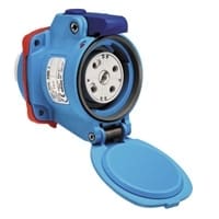 MARECHAL DECONTACTOR DSN3 CONTACTDOOS POLY BLAUW Size.2 IP66/67/69 3P+N+A 32A 440V AC 6134017