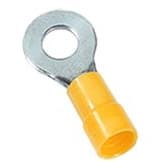 MECATRACTION Ringtong koper geïsoleerd PA geel 4-6mm² boutgat M10 DIN 46237 BE6M105D