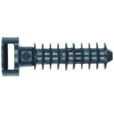MECATRACTION Zwarte schroefplug diam. 8mm met muurafstand van 6mm CH8P