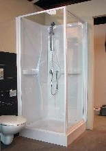 Novellini Media douchecabine 900 x 900 x 2012 mm - wit - acryl veiligheidsglas met thermostaat