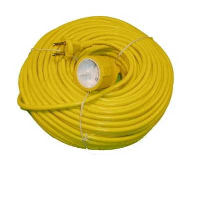 MEERV.KONTAKTDOZEN + SNOEREN 2 Verlengsnoer 40m 3G1