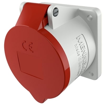 MENNEKES Inbouwcontactdoos 32A 5P 6H 400V rood IP44