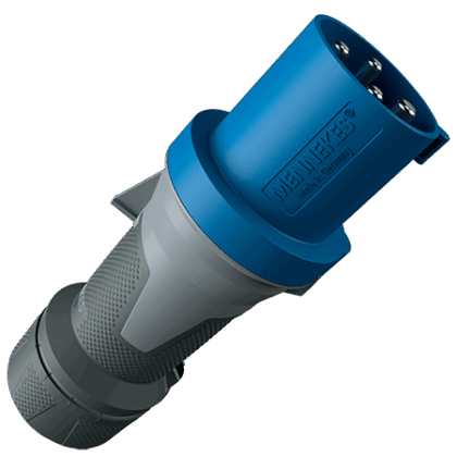 MENNEKES Contactstop PowerTOP Xtra 63A 4P 230V blauw M13105