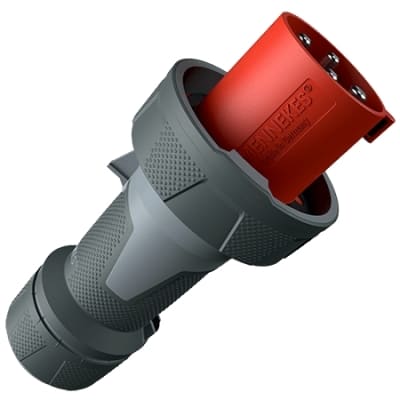 MENNEKES Stekker PowerTOP Xtra 63A 4P 6H 400V rood IP67 M13206