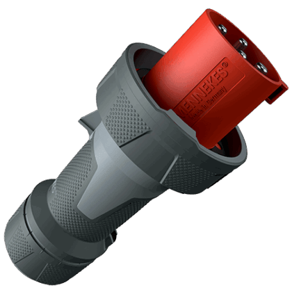 MENNEKES Stekker PowerTOP Xtra 125A 4P 6H 400V rood IP67 M13219