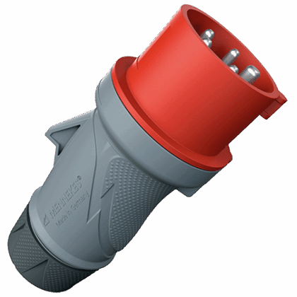 MENNEKES STEKKER PWTXTRR 32A5P6H400V ROOD IP54 M13584