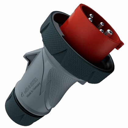 MENNEKES STEKKER PWTXTRR 32A5P6H400V ROOD IP69 M13660
