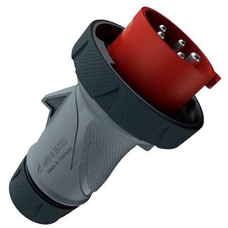 MENNEKES STEKKER PWTXTRR 32A5P6H400V ROOD IP69 M13660