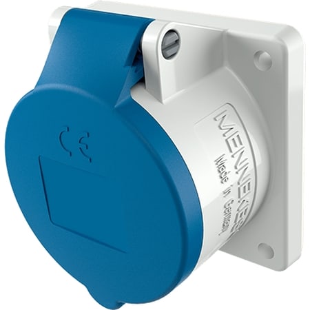 MENNEKES Inbouwcontactdoos 16A 3P 6H 230V blauw IP44