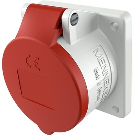 MENNEKES Inbouwcontactdoos 32A 5P 6H 400V rood IP44