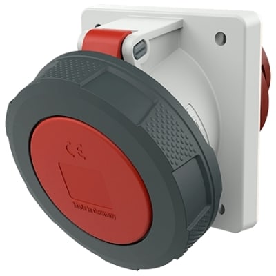 MENNEKES Inbouwcontactdoos SoftCONTACT 63A 5P 6H 400V rood IP67
