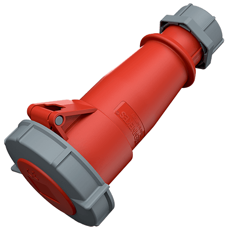 MENNEKES Koppelcontactstop AM-TOP 32A 4P 3H 400-440V rood IP67 M2177A