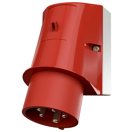 MENNEKES Fasenwisselaar 32A 5P 6H 400V rood IP44 als wandtoestelcontactstop M2478