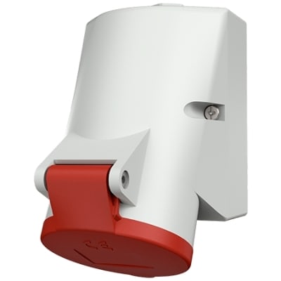 MENNEKES Wandcontactdoos 16A 5P 6H 400V rood IP44