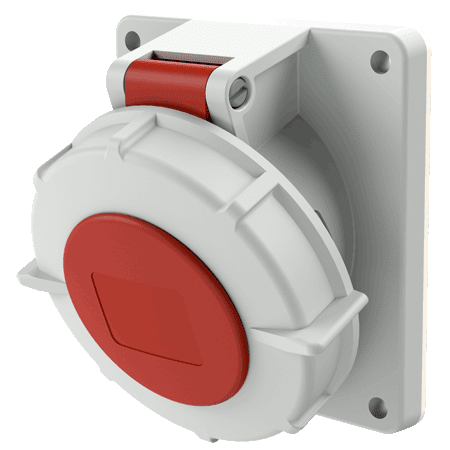 MENNEKES Inbouwcontactdoos 16A 5P 6H 400V rood IP67